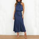 Summer Sleeveless Dress Ins Fashion Elegant Evening Party Club Clothing For Women