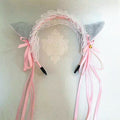 Hairdressing Lace Bowknot Hair Band