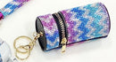 Silk Scarf Keychain Storage Mini