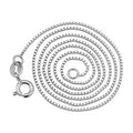 Round Diamond Zircon Pendant Necklace Clavicle Chain