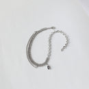 Frosty Wind Necklace Female Light Clavicle Chain Necklace Pendant Stitching Necklace