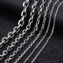 Titanium Steel Necklace, Stainless Steel Necklace, Pendant With Chain
