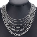 Titanium Steel Necklace, Stainless Steel Necklace, Pendant With Chain