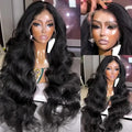 Front Lace Wig Women's Mid-length Large Wave Long Curly Hair