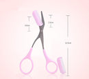 Beauty tools eyebrow scissors with eyebrow comb