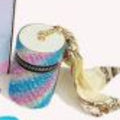 Silk Scarf Keychain Storage Mini