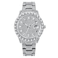 Fashionable Large Dial Full Diamond Watch
