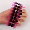 Manicure Full Stickers Solid Color 16 Small Stickers European And American Simple Nails