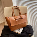 Fashion Women Shoulder Bags Large Capacity Handbags Simple Retro Tote Bags Solid Color Famous Brand High Quality Bags