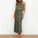 Summer Sleeveless Dress Ins Fashion Elegant Evening Party Club Clothing For Women