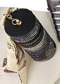 Silk Scarf Keychain Storage Mini
