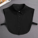 Fashion 2025 Front Tie White Fake Collar for Women Stand Detachable Collar Fake Girls Vintage Lace Ladies False Blouse Collar