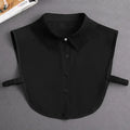 Fashion 2025 Front Tie White Fake Collar for Women Stand Detachable Collar Fake Girls Vintage Lace Ladies False Blouse Collar