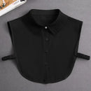 Fashion 2025 Front Tie White Fake Collar for Women Stand Detachable Collar Fake Girls Vintage Lace Ladies False Blouse Collar