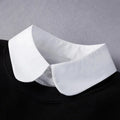 Fashion 2025 Front Tie White Fake Collar for Women Stand Detachable Collar Fake Girls Vintage Lace Ladies False Blouse Collar