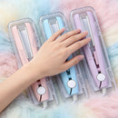 3-in-1 Mini Hair Straightener Flat Iron Professional Hot Comb Beard Styling Tool Dry Wet Use Anti-Scalding Tourmaline Ceramic