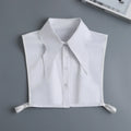 Fashion 2025 Front Tie White Fake Collar for Women Stand Detachable Collar Fake Girls Vintage Lace Ladies False Blouse Collar