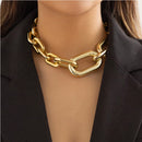 Necklaces For Women, Gold Chain Necklace Chunky,Necklace Link Chain Choker Vintage Heavy Metal Thick Chain