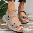 Casual Velcro-design Sandals Summer Comfortable Fish Mouth Sports Sandals Women Lightweight Beach Shoes