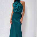 Summer Sleeveless Dress Ins Fashion Elegant Evening Party Club Clothing For Women