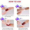 24PCS Press On Nails Fake ToeNails,Stick On Nails,Artificial Fake Toe Nail Set