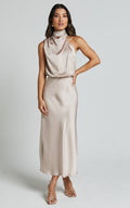 Summer Sleeveless Dress Ins Fashion Elegant Evening Party Club Clothing For Women