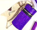 Silk Scarf Keychain Storage Mini