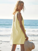 Women Sleeveless Shorts Jumpsuit With Pockets Fashion Beach Pants Summer Clothing
