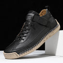 AutumnWinter Flat-Soled Casual Hand-Stitched Mens Shoes