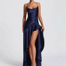 Women's Sexy Backless Waist-Cinching Elegant Dress